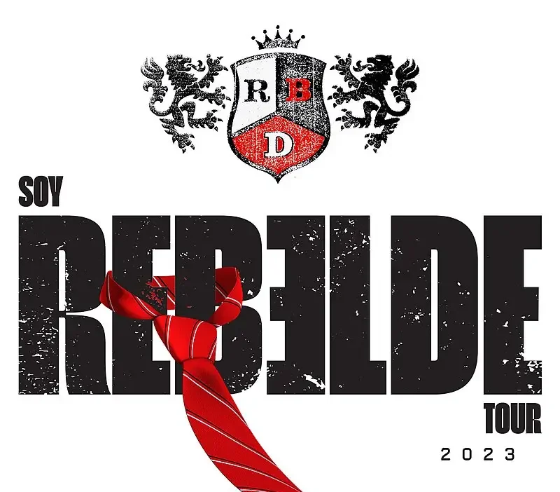 Póster de Soy Rebelde Tour 2023.