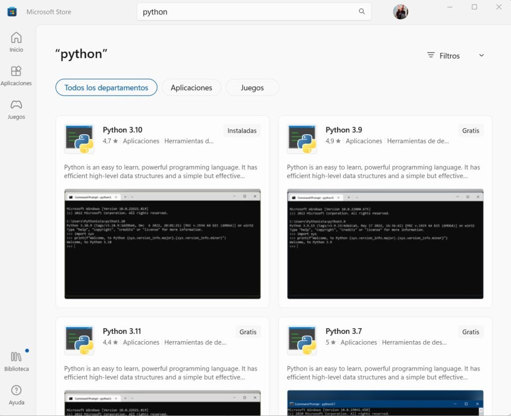Instalando Python en Windows