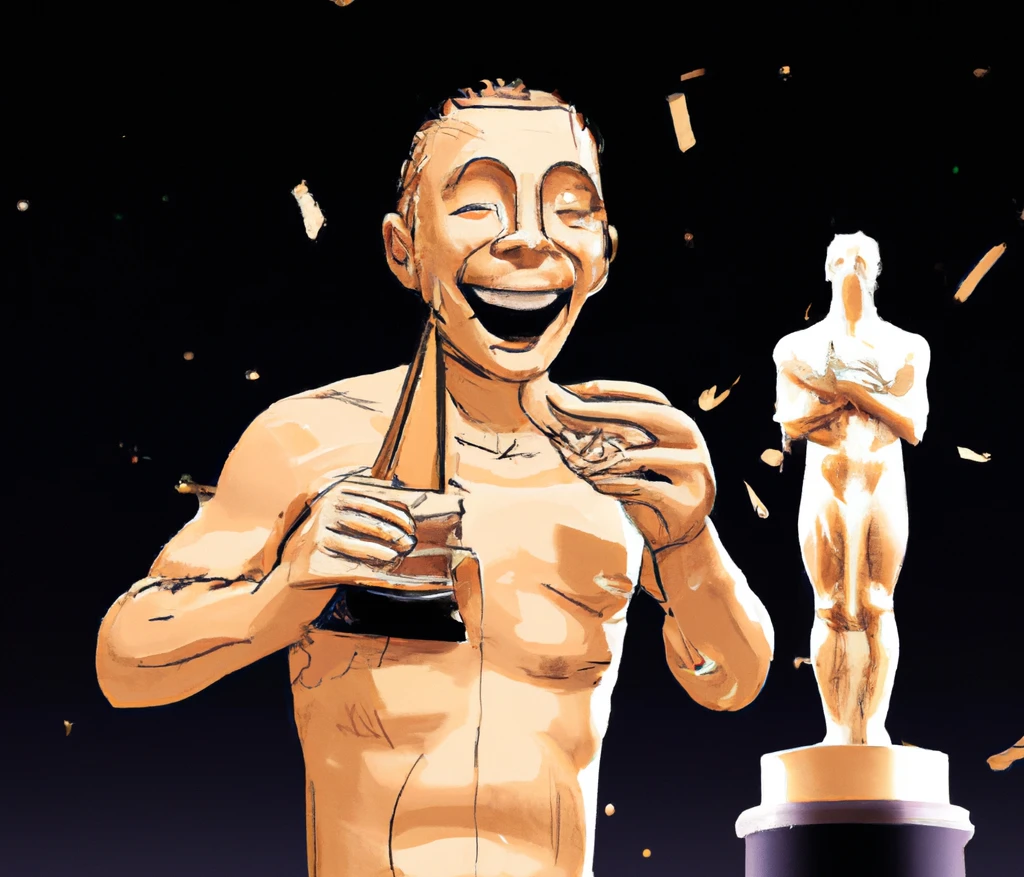 Ilustración de los ganadores de los Óscar.
