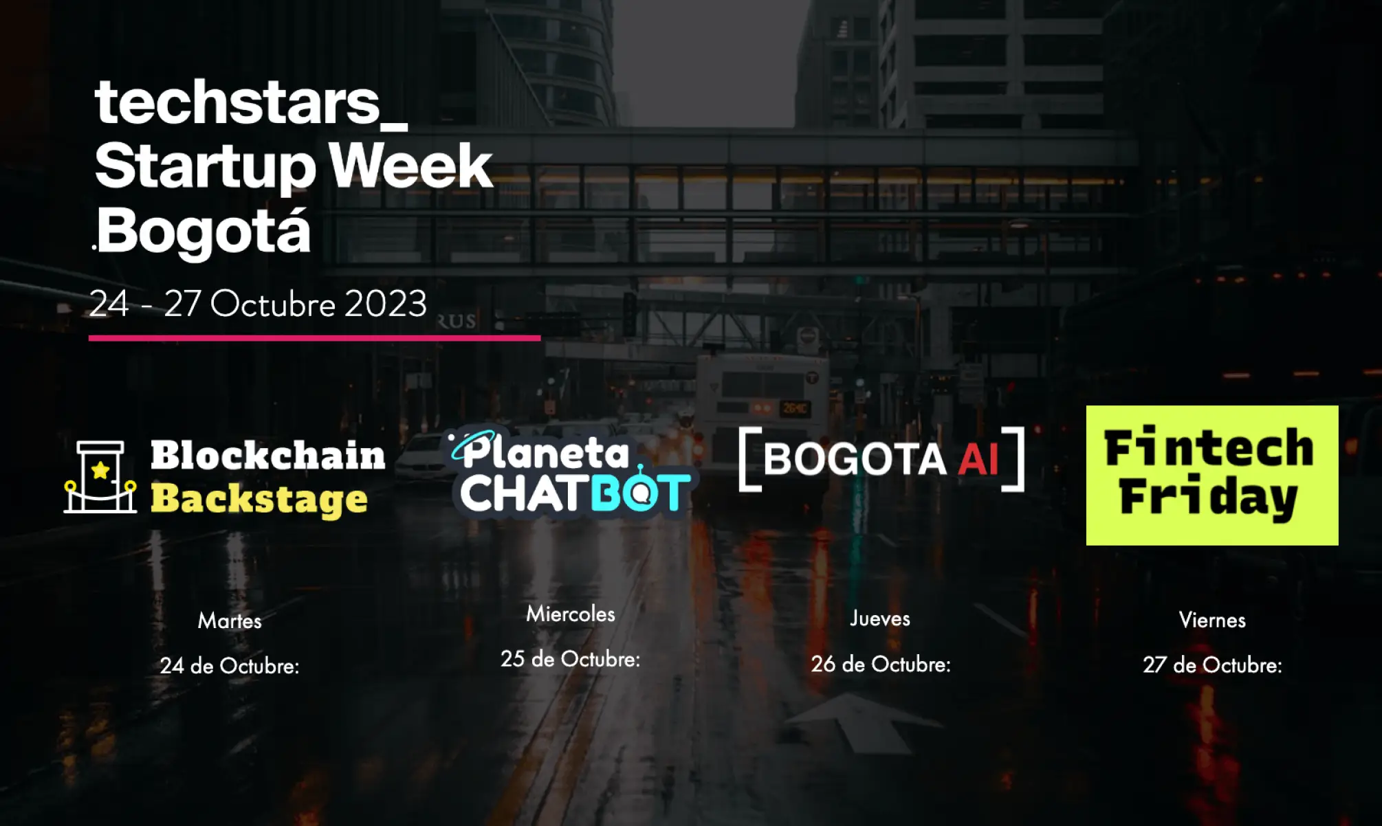 Programación del Techstars Startup Week en 2023