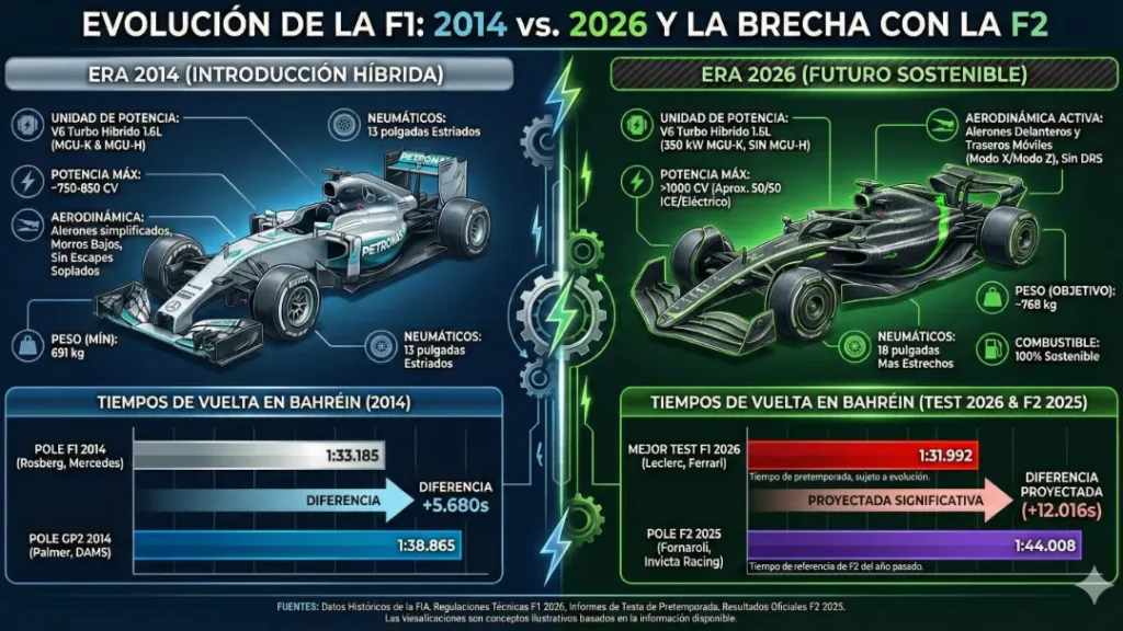 F1 2014: cuando la F1 fue demasiado lenta 1 f1 2014 vs f1 2026 16x9 1