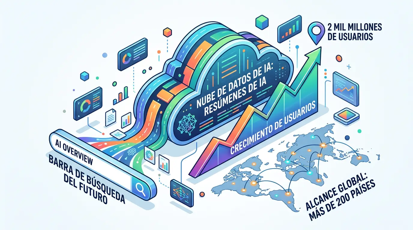 La epopeya de Google para vencer en la guerra de la IA 1 Crecimiento de usuarios y expansión territorial de la función Visión general creada por IA.