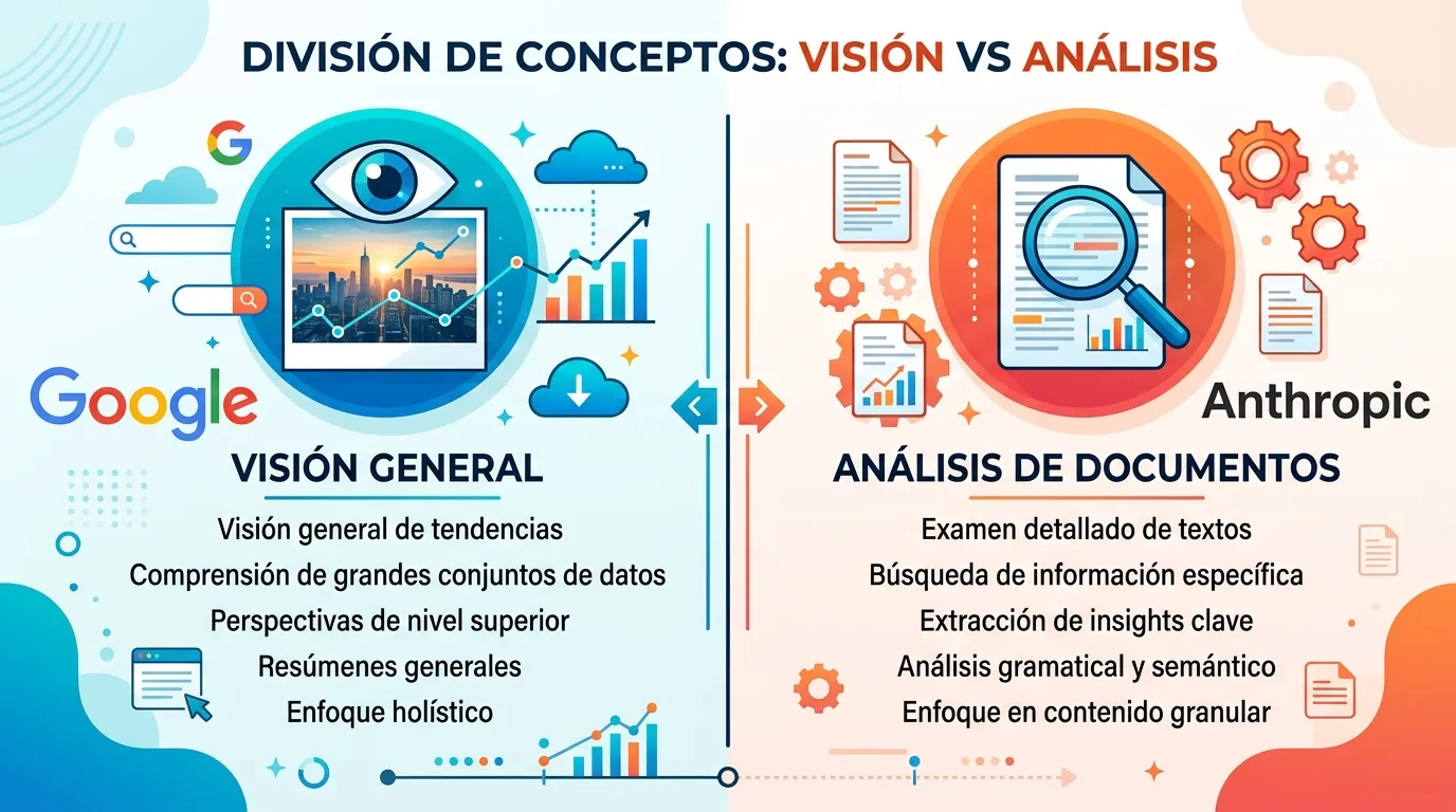 Ranking de los mejores modelos de IA en marzo de 2026 2 División del liderazgo en tareas visuales: Visión general (Google) vs. Análisis de documentos (Anthropic).