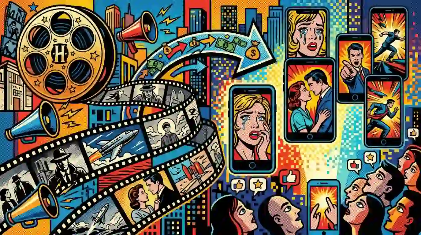 Cómo los micro-dramas transforman la industria del cine. Descubre cómo los micro-dramas verticales y plataformas como ReelShort están redefiniendo el modelo económico de Hollywood y reteniendo a la audiencia actual.