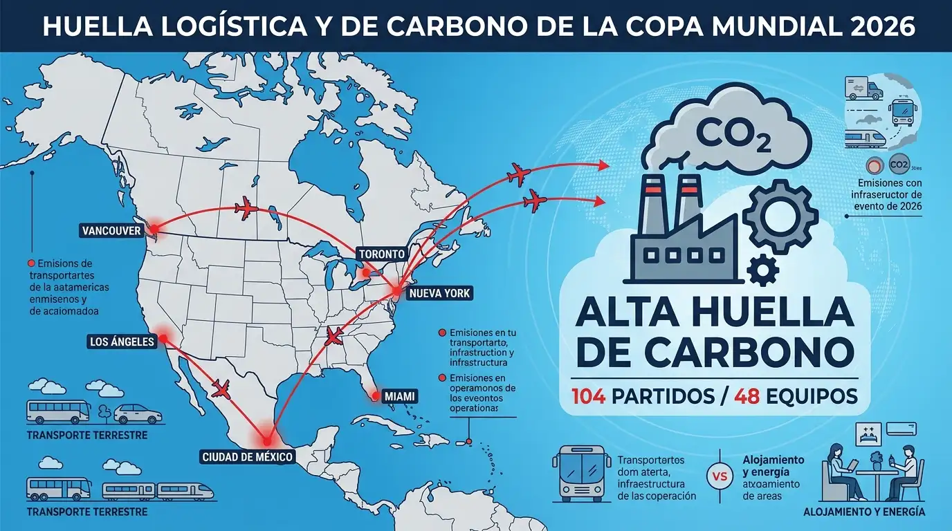 El calor extremo amenaza el Mundial 2026: cómo el cambio climático pone en jaque al fútbol 2 El impacto ambiental del torneo de 48 equipos expandido a través de todo el subcontinente norteamericano.