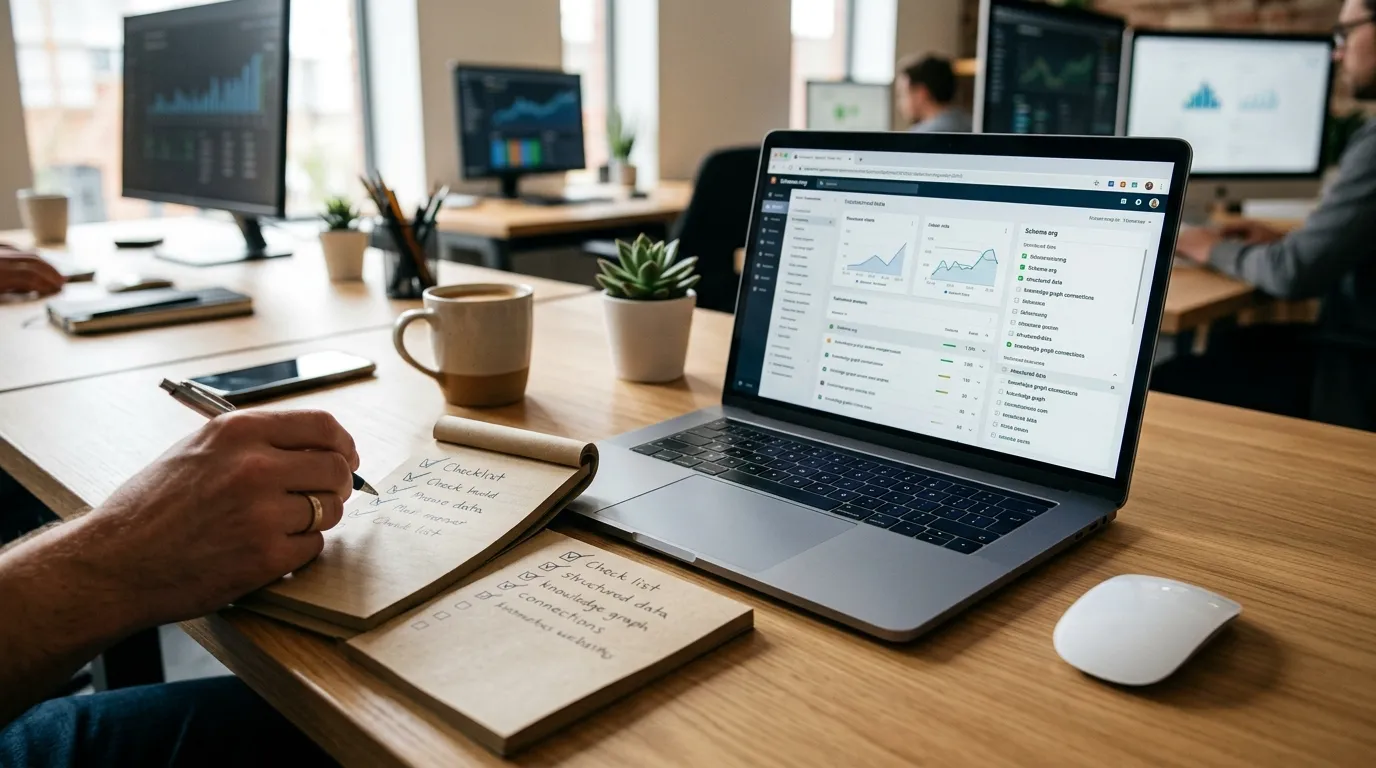 Optimización SEO para IA: Lista de verificación técnica 2026. Descubre cómo estructurar el contenido web para asegurar citas en respuestas generadas por agentes de inteligencia artificial como ChatGPT y Perplexity.